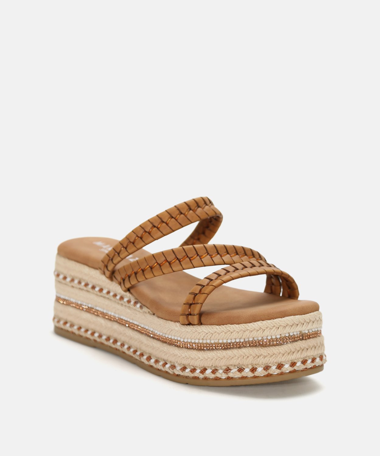 Sandalia esparto tiras trenzadas image number null